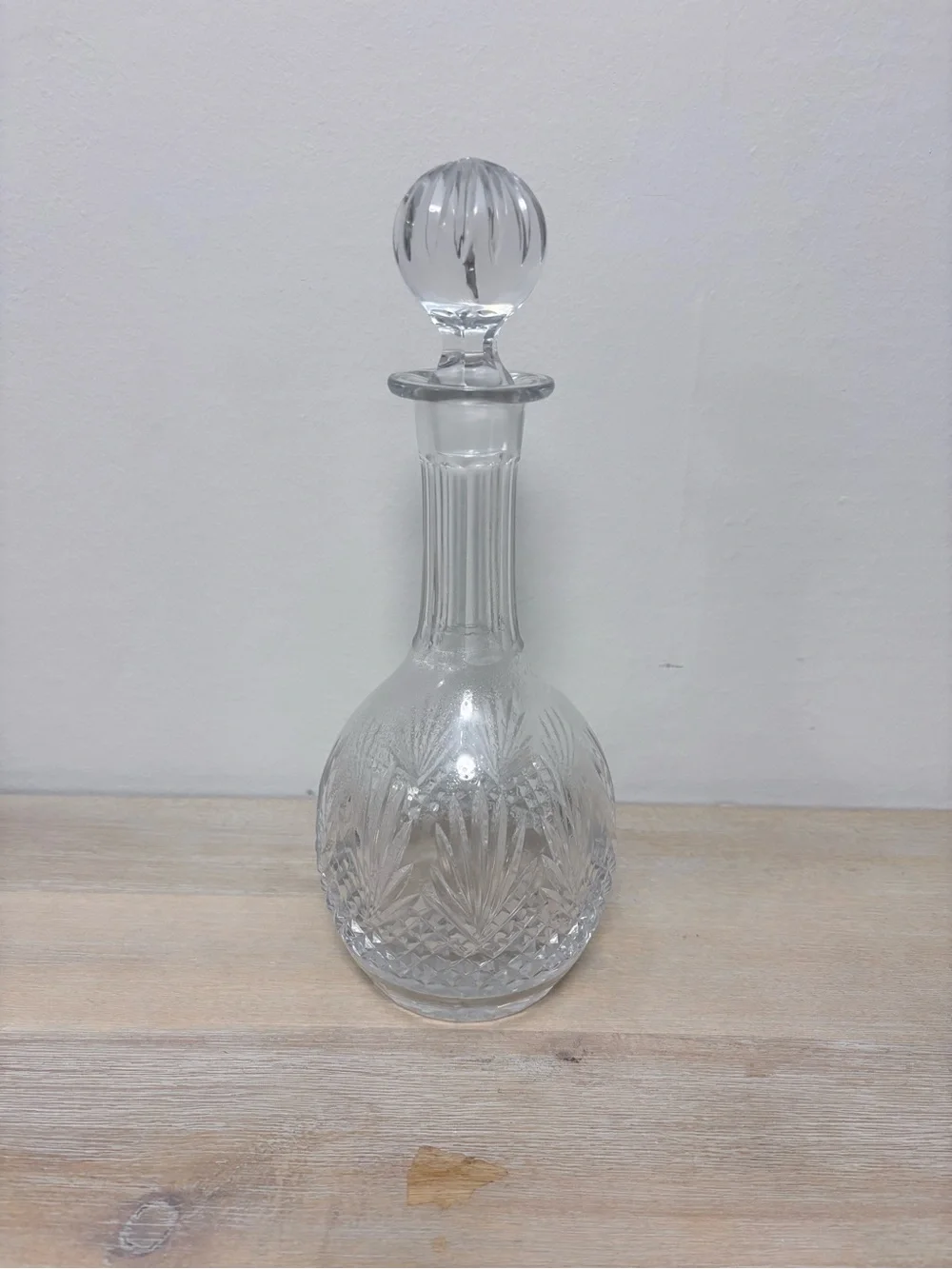 Majesty by Wedgwood Clear Cut-Glass Decanter with Stopper